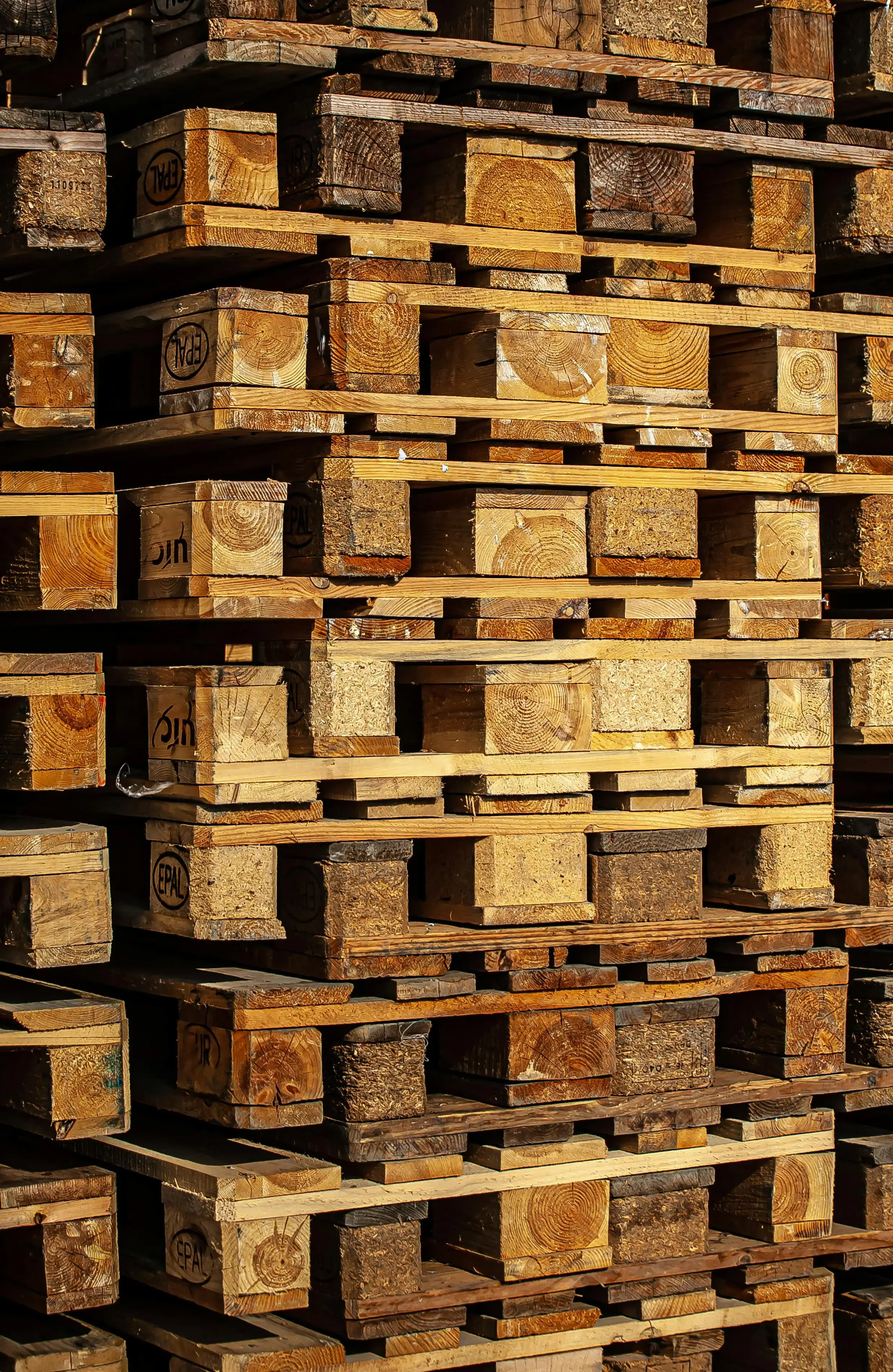 Stack of Wooden Pallets 